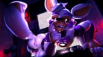 anthro anus balls bow_tie butt claws electronics eyebrows fingers genitals glowing glowing_eyes grinning_at_viewer machine male puffy_anus purple_anus purple_eyebrows raised_finger sharp_teeth solo tail teeth teleportation television through_screen jizzyfox jizzyfox_(modeler) five_nights_at_freddy's five_nights_at_freddy's_world scottgames sister_location lolbit_(fnaf) animatronic canid canine fox mammal robot robot_anthro 16:9 2025 3d_(artwork) 4k absurd_res blender_(artwork) digital_media_(artwork) hi_res watermark widescreen