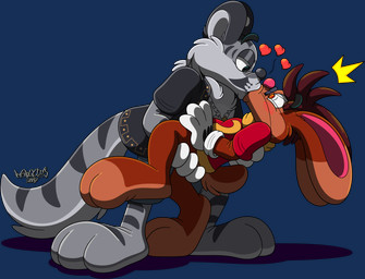 3_toes 4_fingers anthro big_feet blush blush_lines cartoon_gloves clothing duo eyewear feet fingers glasses heart_symbol holding_partner jacket jewelry kiss_on_lips kissing male male/male necklace paws pendant shirt tail toes toony topwear wearing_glasses whiskers marquis2007 roderick_(tamerkoh) toonakami_(big-bang-baneko) canid canine canis felid hybrid lagomorph leporid mammal pantherine rabbit tiger wolf absurd_res alpha_channel hi_res