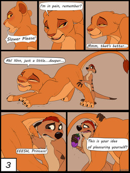 adult_on_young age_difference anus ass_up blush bodily_fluids brown_body brown_fur butt duo eggplant eye_roll eyes_closed feeling_around female feral fisting food fruit fur genital_fluids genitals hair larger_female larger_feral larger_young looking_back looking_pleasured lost_my_keys lost_object male male/female multicolored_body multicolored_fur older_male open_mouth penetration plant presenting presenting_hindquarters presenting_vulva reaching_for_object red_eyes red_hair size_difference smaller_feral smaller_male speech_bubble submissive submissive_female tan_body tan_fur teeth text tongue toony vaginal vaginal_fisting vaginal_fluids vaginal_penetration vulva yellow_sclera young young_female young_feral younger_female backlash91 conditional_dnp disney the_lion_king kiara_(the_lion_king) timon felid herpestid lion mammal meerkat pantherine 2021 absurd_res comic digital_media_(artwork) english_text hi_res