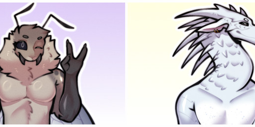 anthro banner blue_body blue_fur brown_body brown_fur ear_piercing ear_ring female feral fur green_body green_fur group horn male orange_body orange_fur piercing ring_piercing white_body white_fur wings yellow_body yellow_fur garedwolf mythology peridot_(mal.) arthropod bee dinosaur dragon dromaeosaurid furred_dinosaur furred_raptor furred_scalie hymenopteran insect mammal mythological_creature mythological_scalie prehistoric_species reptile saurischian scalie theropod absurd_res hi_res long_image wide_image