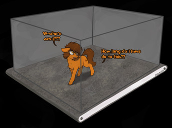 dark dialogue duo female feral imminent_death morbid sandpaper sandpaper_room solo walking marsminer hasbro my_little_pony venus_spring equid equine horse mammal pony hi_res meme