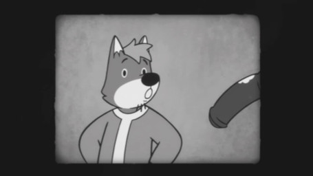 3_fingers anal animal_genitalia animal_penis anthro balls black_nose bodily_fluids bouncing_balls bouncing_penis circumcised clothing countershading cum cum_on_screen cutting_clothing dark_body dark_fur dark_penis duo equine_genitalia equine_penis facial_hair fade_in fingers fur genital_fluids genitals goatee hair horn inner_ear_fluff knife male male/male mohawk muscular music number penis questionable_consent shirt short_hair simple_background slashing smile smiley_face spots spotted_genitalia spotted_penis surprised tank_top tearing_clothing teeth toony top_heavy topwear torn_clothing tuft vault_suit sound_warning vickydanne fallout microsoft pepper_coyote_(music) vats canid canine canis coyote humanoid mammal 16:9 2d_animation animated black_and_white hi_res monochrome short_playtime sound video widescreen