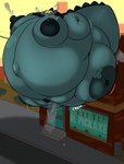 anthro areola belly belly_expansion belly_inflation big_areola big_belly big_breasts big_cheeks big_nipples big_pussy big_tail body_inflation bottomwear breast_expansion breasts bulging_eyes butt cigarette clothed clothed_anthro clothing expansion eye_expansion eye_popping female floating fully_clothed fully_clothed_anthro genital_expansion genitals green_body huge_areola huge_belly huge_breasts huge_cheeks huge_nipples huge_tail hyper hyper_areola hyper_belly hyper_breasts hyper_genitalia hyper_inflation hyper_nipples hyper_pussy hyper_tail immobile inflation inflation_fetish legwear nipples nude pants plump_labia puffed_cheeks puffy_areola puffy_nipples pussy pussy_expansion scales shirt smoke smoke_from_butt smoke_from_nipples smoke_from_pussy smoking solo standing store store_sign tail tail_expansion teeth topwear torn_bottomwear torn_clothing torn_legwear torn_pants torn_shirt torn_topwear uber_inflation dragonfron night_in_the_woods bea bea_santello alligator alligatorid crocodile crocodilian reptile scalie 2025 digital_media_(artwork) hi_res