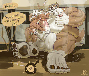 age_difference anthro balls barazoku belly big_balls big_belly big_muscles big_penis bodily_fluids dialogue duo ejaculation feet fur genitals grandson_penetrating_grandfather heart_symbol huge_balls huge_penis hugging_penis hyper hyper_genitalia hyper_penis impregnation inbreeding lactating larger_anthro larger_male macro male male/male male_impregnation male_lactation muscular muscular_anthro muscular_male musk nipples outside overweight overweight_anthro overweight_male ovum ovum_with_heart penetration penile penile_penetration penis penis_in_penis pregnant pregnant_male size_difference smaller_anthro smaller_male son_impregnating_father speech_bubble sweat sweatdrop talking_to_another tan_body tan_fur testicular_pregnancy text train unusual_pregnancy urethral urethral_penetration vehicle vein veiny_penis white_body white_fur vaniwall rufus_howell_(vaniwall) border_collie canid canine canis collie domestic_dog herding_dog mammal pastoral_dog sheepdog absurd_res english_text hi_res father_(lore) father_and_child_(lore) father_and_son_(lore) grandchild_(lore) grandfather_(lore) grandfather_and_grandchild_(lore) grandfather_and_grandson_(lore) grandparent_(lore) grandparent_and_grandchild_(lore) grandson_(lore) inbred_(lore) incest_(lore) parent_(lore) parent_and_child_(lore) parent_and_son_(lore) son_(lore)