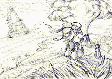 anthro bodily_fluids castle clothed clothing cloud crying dress duo female footwear fully_clothed grass hat headgear headwear hug long_ears male plant ring sad sea shoes shrub simple_background standing tears tree water white_background wind darkspeeds bandai_namco klonoa_(series) klonoa lolo_(klonoa) animal_humanoid domestic_cat felid feline felis haplorhine humanoid hybrid lagomorph leporid mammal mammal_humanoid monkey monkey_humanoid primate primate_humanoid rabbit 2005 digital_drawing_(artwork) digital_media_(artwork) monochrome