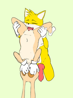 anthro clothing cunnilingus duo female fur genitals gloves handwear loli male male/female nude nude_female nude_male oral oral_only penis sex tan_body tan_fur vaginal vulva yellow_body yellow_fur young young_anthro young_female bola_de_puntos sega sonic_the_hedgehog_(series) cream_the_rabbit miles_prower canid canine fox lagomorph leporid mammal rabbit 3:4 colored_sketch hi_res sketch