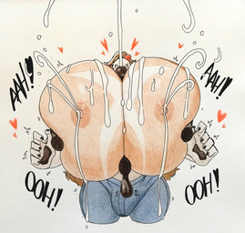 anthro areola balls big_muscles big_pecs bodily_fluids bulge clothed clothing cum cumshot disembodied_hand ejaculation genital_fluids genitals humanoid_genitalia humanoid_penis lactating long_penis male male_lactation milk_stream muscular muscular_anthro muscular_male nipples pecjob pecs penis projectile_lactation sex cnb2804 star_the_shiba_inu canid canine canis domestic_dog mammal shiba_inu spitz 2026 hi_res