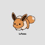 ambiguous_gender brown_body brown_fur dipstick_tail feral fluffy fur markings short_legs solo tail tail_markings text blitzdrachin conditional_dnp nintendo pokemon eevee generation_1_pokemon pokemon_(species) 1:1 2023 absurd_res hi_res italian_text spanish_text translated