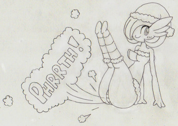arm_support backward_arm_support big_butt blush blush_lines breasts butt christmas_clothing christmas_headwear clothed clothing colorless_fart_cloud fart fart_cloud fart_fetish featureless_feet feet female hair hair_over_eye hat headgear headwear holidays legs_up looking_at_viewer onomatopoeia panties reclining santa_dress santa_hat simple_background sitting small_breasts smile solo sound_effects text thick_thighs three-quarter_view underwear wide_hips drawful-s christmas nintendo pokemon aria_(drawful-s) gardevoir generation_3_pokemon humanoid pokemon_(species) 2014 full-length_portrait pen_(artwork) portrait sketch traditional_media_(artwork)