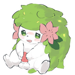 accessory balls blush chibi erection feral flower flower_in_hair fur genitals green_body green_eyes green_fur hair hair_accessory kemono male masturbation on_model penile penile_masturbation penis plant simple_background solo white_background white_body white_fur young young_feral young_male koppepan nintendo pokemon generation_4_pokemon land_forme_shaymin legendary_pokemon pokemon_(species) shaymin 1:1 2023 hi_res