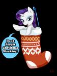 blue_eyes christmas_stocking clothing female feral fur hair holidays horn legwear long_hair makeup nail open_mouth purple_hair simple_background smile solo stockings text transparent_background white_body white_fur norang94 christmas friendship_is_magic hasbro my_little_pony mythology rarity_(mlp) equid equine mammal mythological_creature mythological_equine unicorn 3:4 alpha_channel english_text