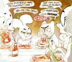 anthro beef blood bodily_fluids cannibalism clothed clothing cutlery dialogue eating eyes_closed fangs female food fork group kitchen_utensils looking_at_another male meat narrowed_eyes predator/prey sauce speech_bubble steak teeth text tools sunibee cartoon_network the_amazing_world_of_gumball anais_watterson darwin_watterson gumball_watterson nicole_watterson richard_watterson domestic_cat felid feline felis lagomorph leporid mammal rabbit 2020 english_text sketch adopted_(lore) adopted_son_(lore) brother_(lore) brother_and_sister_(lore) brothers_(lore) daughter_(lore) father_(lore) father_and_child_(lore) father_and_daughter_(lore) father_and_son_(lore) mother_(lore) mother_and_child_(lore) mother_and_daughter_(lore) mother_and_son_(lore) parent_(lore) parent_and_child_(lore) parent_and_daughter_(lore) parent_and_son_(lore) sibling_(lore) sister_(lore) son_(lore)