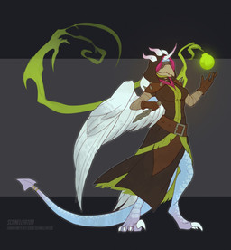 4_toes 5_fingers animal_mask anthro bandage beak_mask belt claws clothed clothing coat dagger digitigrade eyewear feathered_wings feathers feet female fingers gloves glowing goggles hair handwear horn leather long_tail magic magic_user markings mask melee_weapon pink_hair plague_doctor ring robe scales solo spade_tail spikes tail toe_claws toes topwear weapon white_body white_feathers white_markings wings schnellentod mythology syldria dragon equid equine feathered_dragon feathered_scalie hybrid mammal mythological_creature mythological_equine mythological_scalie scalie unicorn 2017 hi_res