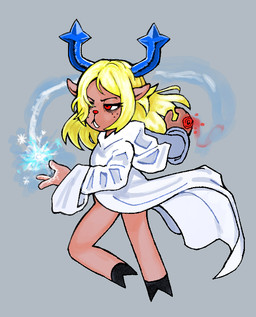 anthro blonde_hair bottomless bottomless_female buckteeth clothed clothing elemental_manipulation eye_bags female flat_chested flower freckled_face freckles hair hooves ice_manipulation long_hair magic_user no_underwear plant red_eyes robe robe_only rose_(flower) snowgrave solo teeth young young_anthro young_female 1her0 deltarune undertale_(series) noelle_holiday deer mammal new_world_deer reindeer
