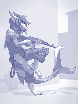 2014 anthro clothing digital_media_(artwork) ear_piercing female fin fish gun marine monochrome pants piercing pointy_ears ranged_weapon rifle shark shirt solo weapon wolfy-nail
Rating: Safe
Score: 26
User: Numeroth
Date: November 17, 2014 2014 anthro clothing digital_media_(artwork) ear_piercing female fin fish gun marine monochrome pants piercing pointy_ears ranged_weapon rifle shark shirt solo weapon wolfy-nail
Rating: Safe
Score: 26
User: Numeroth
Date: November 17, 2014
