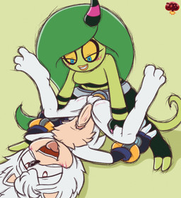 anal anal_penetration anthro anthro_on_anthro anthro_penetrated balls blush breasts clothed clothing duo erection female female_humanoid female_penetrating female_penetrating_male fur genitals hair half-closed_eyes humanoid_genitalia humanoid_on_anthro humanoid_penetrating humanoid_penetrating_anthro humanoid_penis looking_pleasured male male/female male_anthro male_penetrated male_penetrating medium_breasts narrowed_eyes nude object_in_ass partially_clothed pegging penetration penile penile_penetration penis sex sex_toy sex_toy_in_ass sex_toy_insertion simple_background smile spread_legs spreading strapon strapon_in_ass strapon_sex tail tongue tongue_out toying_partner ladycherrybomba sega sonic_the_hedgehog_(series) the_deadly_six zeena eulipotyphlan hedgehog humanoid mammal zeti digital_media_(artwork) hi_res