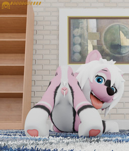 after_sex bodily_fluids carpet cum cum_from_ass cum_from_vagina cum_in_ass cum_in_vagina cum_inside female feral genital_fluids solo tongue tongue_out young young_feral unknowndata paw_patrol kisharra_(furryofficiel) canid canine canis domestic_dog mammal 3d_(artwork) digital_media_(artwork) hi_res