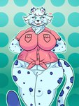 anthro belly big_breasts breasts clothed clothing curvy_figure female markings slightly_chubby spots spotted_body thick_thighs topwear voluptuous wide_hips chillyspicky animal_crossing nintendo bianca_(animal_crossing) felid mammal pantherine tiger hi_res