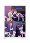 2015 absurd_res age_difference cold collar comic cough crown dialogue digital_media_(artwork) earth_pony english_text equid equine feathered_wings feathers female feral fluttershy_(mlp) friendship_is_magic gashiboka group hasbro headgear hi_res horn horse insane mammal mane my_little_pony mythological_creature mythological_equine mythology pegasus pony rarity_(mlp) rose_(mlp) size_difference text twilight_sparkle_(mlp) unicorn url winged_unicorn wings