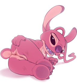 3_toes 4_fingers antennae_(anatomy) antennae_markings anthro anus black_eyes butt chest_markings claws countershade_butt countershade_tail countershade_torso countershading dipstick_ears ear_markings eye_markings eyelashes feet female female_anthro finger_claws fingers fur genitals gesture hand_gesture hand_on_butt long_antennae looking_at_viewer lying markings monotone_background multicolored_ears on_model on_side pawpads pink_anus pink_arms pink_body pink_butt pink_ears pink_fur pink_inner_ear pink_legs pink_tail pink_vulva pointing presenting presenting_anus purple_claws purple_ear_tips purple_markings purple_nose purple_pawpads purple_tongue shadow simple_background small_tail soles solo spread_anus spread_butt spreading tail toes tongue vulva white_background white_markings wugi disney lilo_and_stitch angel_(lilo_and_stitch) alien experiment_(lilo_and_stitch) 2025 absurd_res colored digital_drawing_(artwork) digital_media_(artwork) hi_res