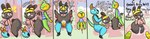 abdominal_bulge ahegao ambiguous_penetration anal anal_penetration anthro balls bent_over big_butt bodily_fluids bottomless bouncing_breasts breasts bubble_butt butt clothed clothing cum cum_in_mouth cum_inside cum_on_breasts cum_on_face double_penetration double_v_sign erect_nipples eye_roll fellatio female first_person_view genital_fluids genitals gesture group half-closed_eyes hand_gesture heart_eyes heart_symbol holding_leg kiss_mark kneeling lipstick_on_balls looking_pleasured male male/female narrowed_eyes nipple_outline nipples oral oral_penetration penetration penile public public_nudity public_sex sex spitroast spread_legs spreading surprise surprised_expression thick_thighs tongue tongue_out trio v_sign waving klutzatdusk animal_crossing nintendo bonbon_(animal_crossing) henry_(animal_crossing) rooney_(animal_crossing) amphibian frog kangaroo lagomorph leporid macropod mammal marsupial rabbit comic hi_res