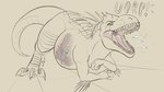 abdominal_bulge belly_overhang burping organs rumbling_stomach scales stomach ventral_scales vore disregard67 jurassic_park jurassic_world universal_studios coulias xal_(xalware) dinosaur indominus_rex prehistoric_species reptile scalie theropod 16:9 4k absurd_res hi_res widescreen