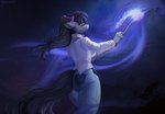 anthro breasts clothed clothing eyes_closed female solo standing margony equid equine mammal 2022 digital_media_(artwork) hi_res tagme