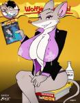 anthro big_breasts book breasts business_suit clothed clothing dress_shirt female fur geronimo_stilton half-dressed huge_breasts lactating mouse nazi panties plain_background red_nose rodent swastika thea_stilton underwear white_fur wolfjedisamuel yellow_background
Rating: Questionable
Score: 8
User: BraixenLover
Date: October 27, 2013