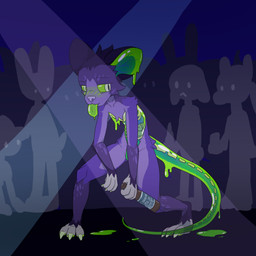 alcohol beverage drunk male slime substance_intoxication tongue tongue_out translucent translucent_body rabbitmouth rom 1:1 absurd_res hi_res