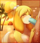 animal_crossing anthro balls beach blush bodily_fluids breasts canid canine canis cum cum_in_mouth cum_inside domestic_dog duo erection eyes_closed fellatio female female_focus fur genital_fluids genitals gforce hair heart_symbol isabelle_(animal_crossing) male male/female mammal nintendo nipples nude open_mouth oral outside penile penis saliva seaside sex sex_on_the_beach shih_tzu solo_focus toy_dog yellow_body yellow_fur