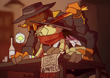4_arms alcohol anal anal_penetration antennae_(anatomy) antennae_grab antennae_pull anthro anthro_on_anthro anthro_penetrated anthro_penetrating anthro_penetrating_anthro bar beverage black_clothing blush bodily_fluids butt clothed clothing container cowboy cowboy_hat cum cum_in_ass cum_inside cup doggystyle drinking_glass duo eye_contact forced from_behind_position furniture genital_fluids genitals glass glass_container glass_cup hat headgear headwear hip_grab jacket kerchief leaking_cum looking_at_another machine male male/male male_penetrated male_penetrating male_penetrating_male mandibles moan multi_arm multi_limb open_clothing open_jacket open_mouth open_topwear partially_clothed penetration penile penile_penetration penis pinned questionable_consent saloon selfcest sex shot_glass square_crossover table topwear unbuttoned_pants wanted_poster whiskey wings nomrico third-party_edit web_survivor lewddmon_(va) opennsfwsp_(va) pixelcarnagee_(va) brawlhalla orbot_(brawlhalla) reno_(brawlhalla) arthropod centipede hymenopteran insect myriapod robot wasp animated hi_res short_playtime sound sound_edit webm