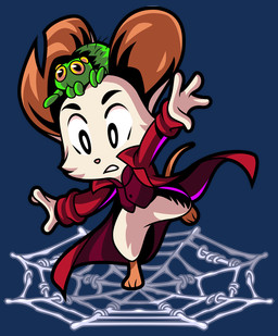 3_toes 4_fingers anthro border bottomless bottomless_anthro bottomless_female clothed clothing coat feet female feral fingers notched_ear small_nose solo spider_web toes topwear transparent_border trenchcoat morgan_guyer mina_the_hollower yacht_club_games mina_(mina_the_hollower) arachnid arthropod mammal mouse murid murine rodent spider alpha_channel official_art shaded
