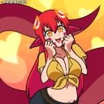 apode big_breasts bouncing_breasts breasts cleavage clothed clothing fangs female front-tie_shirt hair heart_symbol humanoid_pointy_ears legless long_hair midriff monster_girl_(genre) navel one_eye_closed open_mouth open_smile patreon_logo patreon_username pointy_ears pupils red_hair serpentine slit_pupils smile solo split_form teeth text tongue tongue_out wink twistedgrim monster_musume patreon miia_(monster_musume) animal_humanoid draconcopode humanoid lamia reptile reptile_humanoid scalie scalie_humanoid snake 1:1 2019 2d_animation animated english_text frame_by_frame short_playtime