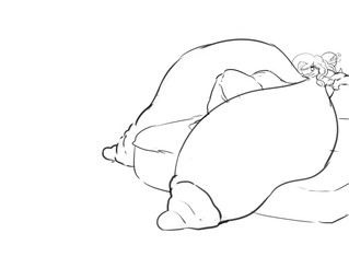 animal_genitalia animal_penis anthro areola arm_support bed bedroom_eyes belly big_areola big_breasts big_penis blinking bodily_fluids breast_expansion breasts cake dessert dicknipples equine_genitalia equine_penis excessive_genital_fluids excessive_precum expansion food furniture genital_expansion genital_fluids genitals growth huge_areola huge_breasts huge_penis hyper hyper_breasts hyper_genitalia hyper_penis leaning_on_elbow lying male narrowed_eyes overweight overweight_male penis penis_expansion penis_tongue precum sagging_breasts seductive solo tongue unusual_anatomy unusual_genitalia_placement unusual_penis_placement deaking iggyincineroar cookie_run devsisters fan_character streusel_(iggyincineroar) cakehound canid food_creature mammal 2025 animated digital_media_(artwork) hi_res no_sound short_playtime video genderfluid_(lore)