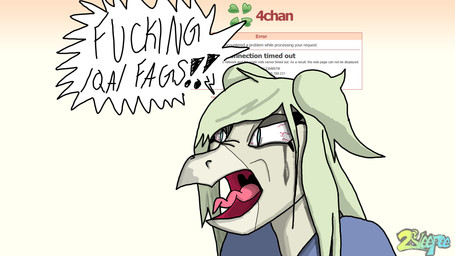 angry anthro bloodshot_eyes blue_clothing blue_eyes blue_shirt blue_topwear clothed clothed_anthro clothed_female clothing dialogue female front_view green_body green_hair hair homophobic_slur humor long_hair narrowed_eyes open_mouth profanity shirt solo text topwear yelling 2sleepee 4chan cavemanon_studios snoot_game cynthia_(snoot_game) dinosaur ornithischian prehistoric_species reptile scalie stegosaurian stegosaurus thyreophoran absurd_res artist_name bust_portrait colored english_text hi_res portrait shaded watermark