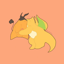 duo female feral genitals kissing licking licking_lips male masturbation penis tongue tongue_out duckypochoclo nintendo pokemon dragonite generation_1_pokemon generation_5_pokemon pignite pokemon_(species) 2d_animation animated short_playtime sound video