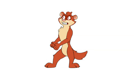 anthro anti-hero belt evil_face evil_grin humor male quote smile solo villian violence lightluxcollie comedy_central futurama walk_with_me_(lightluxcollie) artie_(lightluxcollie) mammal mustelid musteline true_musteline weasel 16:9 animated hi_res short_playtime sound video widescreen