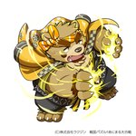 anthro asian_clothing brown_body brown_fur clothing east_asian_clothing fur japanese_clothing kemono magic male overweight overweight_male solo kinoshita-jiroh sengoku_puzzle saigou_shirou bear mammal 1:1 2022