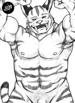 abs balls biceps bipedal fangs feline flaccid flexing fur looking_at_viewer male mammal markings monochrome muscles nipples nude open_mouth pecs penis pose sabertooth sketch solo standing stripes teeth tiggie toned
Rating: Explicit
Score: 1
User: tiggiefriend
Date: January 17, 2015 abs balls biceps bipedal fangs feline flaccid flexing fur looking_at_viewer male mammal markings monochrome muscles nipples nude open_mouth pecs penis pose sabertooth sketch solo standing stripes teeth tiggie toned
Rating: Explicit
Score: 1
User: tiggiefriend
Date: January 17, 2015