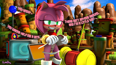 accessory anthro black_nose blush bodily_fluids bracelet clothed clothing dialogue dress eyelashes female front_view fur genital_fluids genitals gloves green_eyes hair hair_accessory hairband handwear head_tuft inviting_to_sex jewelry looking_at_viewer panties panties_down partially_clothed pink_body pink_fur pink_hair raised_clothing raised_dress red_clothing red_dress short_hair smile solo tan_body tan_fur text tuft underwear underwear_down vaginal_fluids vulva white_clothing white_gloves white_handwear white_panties white_underwear rosie_bloom spindasher98 sega sonic_the_hedgehog_(series) amy_rose eulipotyphlan hedgehog mammal 16:9 3d_(artwork) digital_media_(artwork) hi_res widescreen