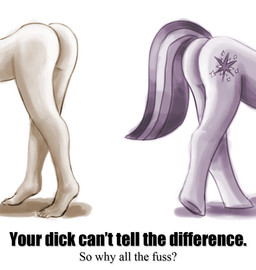ass_up butt comparison cutie_mark duo female feral fur nude philosophy purple_body purple_fur simple_background tail text white_background antistellar friendship_is_magic hasbro my_little_pony twilight_sparkle_(mlp) equid equine horse human mammal pony 2012 english_text