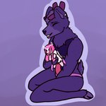 andromorph anthro antlers cookie eyes_closed female food freckles hooves horn intersex intersex/female jewelry lgbt_pride nonbinary_pride_colors plushie plushophilia pride_colors smile strapon wings inhabitedartist cookie_run cookie_run_kingdom eternal_sugar_cookie korri_(inhabitedartist) canid canine canis deer domestic_dog hyena mammal hi_res nonbinary_(lore)