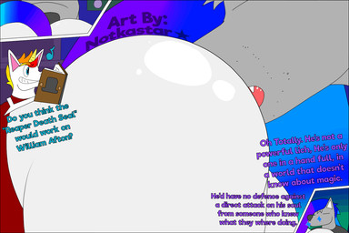 anal anthro balls bent_over bodily_fluids book bottomless butt clothed clothing duo eyes_closed fangs genitals hair horn male male/male multicolored_hair oral rainbow_hair rimming saliva sex smile sparkles teeth tongue conditional_dnp notkastar mythology dave_(notkastar) zatch_(notkastar) canid canine canis equid equine mammal mythological_creature mythological_equine unicorn wolf animated comic multiple_scenes