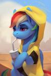 bendy_straw beverage clothing drinking_straw feathered_wings feathers female feral furgonomics hair multicolored_hair rainbow_hair solo wings rodrigues404 friendship_is_magic hasbro my_little_pony mythology rainbow_dash_(mlp) equid equine mammal mythological_creature mythological_equine pegasus 2018