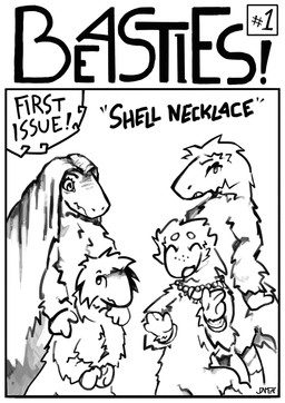 anthro bangle female fur group jewelry male necklace scales tail text yvme beasties_(series) chai_(beasties) jubilee_(beasties) ruper_(beasties) smilo_(beasties) theripo absurd_res comic cover cover_art cover_page hi_res monochrome signature