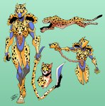 anthro blaster claws cybernetics guts intestines machine male markings melee_weapon organs polearm running scythe solo spots spotted_body tail weapon yellow_eyes yotakuboi hasbro takara_tomy transformers transformers:_beast_wars cheetor cheetah cyborg felid feline humanoid mammal robot hi_res