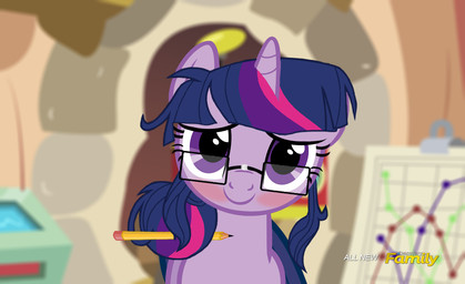 blush chart eyewear female fur glasses hair horn messy_hair multicolored_hair pencil_(object) ponytail purple_body purple_eyes purple_fur purple_hair solo two_tone_hair shutterflyeqd friendship_is_magic hasbro my_little_pony mythology twilight_sparkle_(mlp) equid equine mammal mythological_creature mythological_equine unicorn 2014