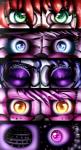 ambiguous_gender glowing glowing_eyes machine solo in0kid_(artist) five_nights_at_freddy's scottgames sister_location ballora_(fnafsl) circus_baby_(fnaf) ennard_(fnafsl) funtime_foxy_(fnaf) funtime_freddy_(fnafsl) animatronic bear canid canine fox humanoid mammal robot robot_humanoid 2016 absurd_res hi_res multiple_images