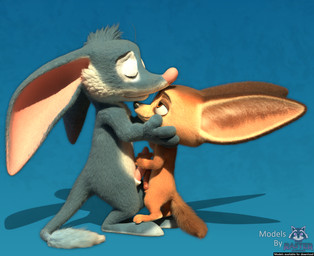4_fingers animal_genitalia anthro big_ears black_nose blue_background blue_body blue_fur canine_genitalia duo erection eyes_closed fingers fur genitals handjob knot looking_at_another looking_at_partner male male/male nude penile penis pink_nose pink_penis sex short_male side_view simple_background tan_body tan_fur text whiskers rasterraccoon bilby_(dreamworks) disney dreamworks zootopia finnick_(zootopia) perry_(bilby) bandicoot bilby canid canine fennec_fox fox mammal marsupial true_fox 3d_(artwork) blender_(artwork) blender_cycles_(artwork) digital_media_(artwork) english_text hi_res watermark