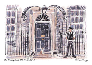 10_downing_street accessory ambiguous_gender arch black_bottomwear black_clothing black_footwear black_necktie black_pants black_shoes boot_scraper bottomwear brick brick_wall clothing collared_shirt door duo fence feral footwear fur london looking_at_another male necktie neo-classical_architecture not_furry orange_body orange_fur outside pants paws police police_helmet police_officer police_uniform shirt shoes sitting sitting_on_ground standing text topwear uniform united_kingdom wall_(structure) white_body white_clothing white_fur white_shirt white_topwear window wrought_iron richard_briggs larry_chief_mouser_to_the_cabinet_office domestic_cat felid feline felis human mammal english_text signature male_(lore)